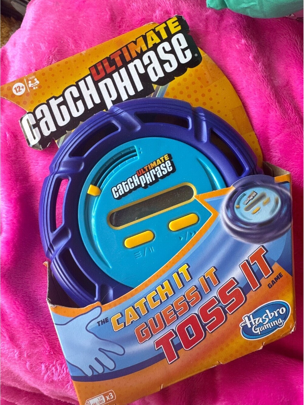 Hasbro Ultimate Catch Phrase Electronic Party Game E9580 Catch Guess Toss 2020